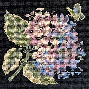 Glorafilia Needlepoint  - Hydrangea Miniature Kit