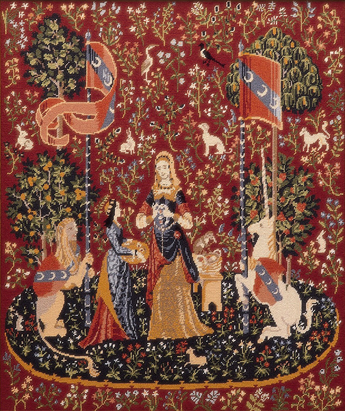 Glorafilia Needlepoint - Wall Hangings - Medieval Picture (Lady & the Unicorn)