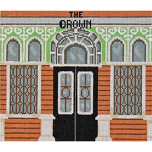 Pub 02 - The Crown - Hand-Painted Needlepoint Canvas