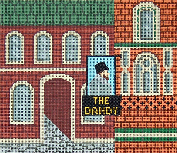 Pub 04 - The Dandy - Hand-Painted Needlepoint Canvas