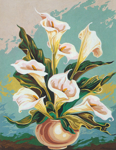 SEG de Paris Needlepoint - Arums Canvas